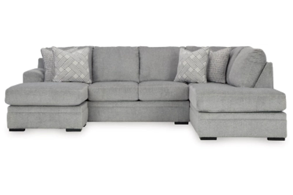 Signature Design by Ashley Casselbury 2-Piece Sectional with Chaise-Cement