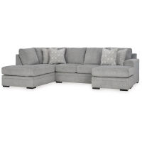 Signature Design by Ashley Casselbury 2-Piece Sectional with Chaise-Cement