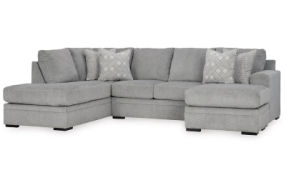 Signature Design by Ashley Casselbury 2-Piece Sectional with Chaise-Cement