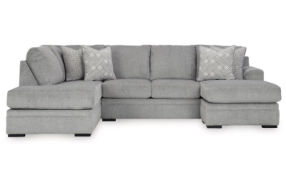 Signature Design by Ashley Casselbury 2-Piece Sectional with Chaise-Cement