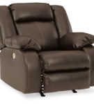 Signature Design by Ashley Denoron Power Recliner-Chocolate