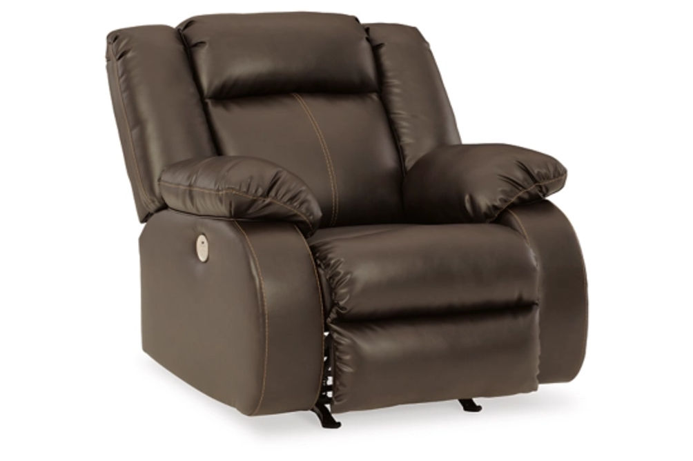 Signature Design by Ashley Denoron Power Recliner-Chocolate