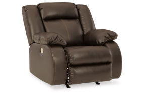 Signature Design by Ashley Denoron Power Recliner-Chocolate