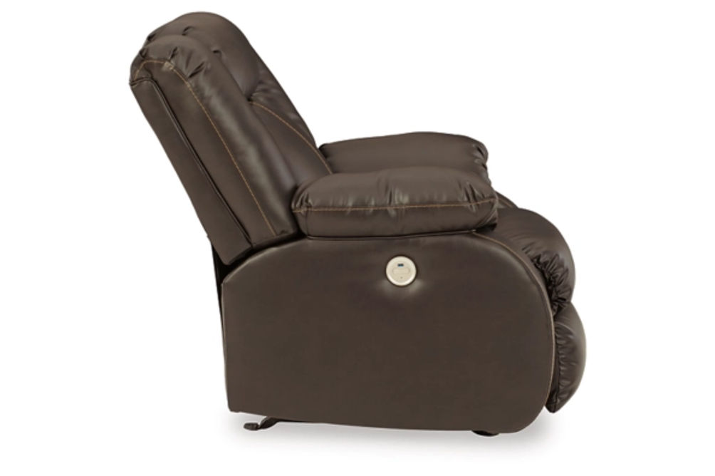 Signature Design by Ashley Denoron Power Recliner-Chocolate