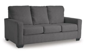 Signature Design by Ashley Rannis Full Sofa Sleeper and Recliner-Pewter