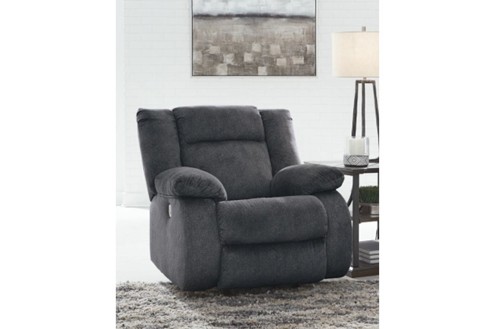 Signature Design by Ashley Burkner Power Recliner-Marine