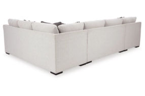 Benchcraft Koralynn 3-Piece Sectional with Chaise-Stone