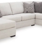 Benchcraft Koralynn 3-Piece Sectional with Chaise-Stone