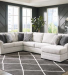 Benchcraft Koralynn 3-Piece Sectional with Chaise-Stone