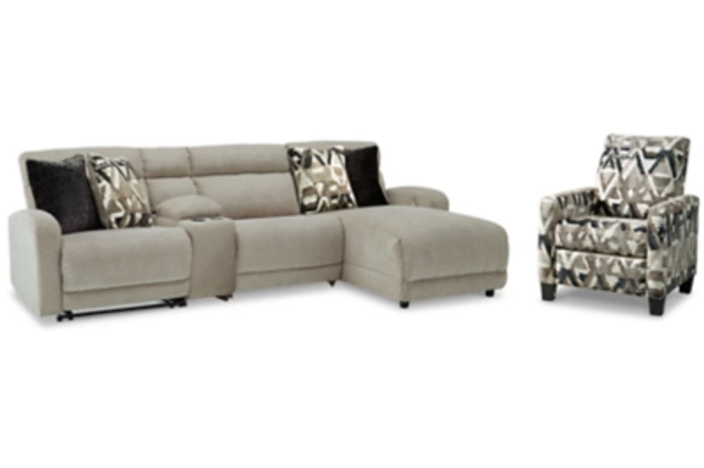 Signature Design by Ashley Colleyville 4-Piece Power Reclining Sectional and R