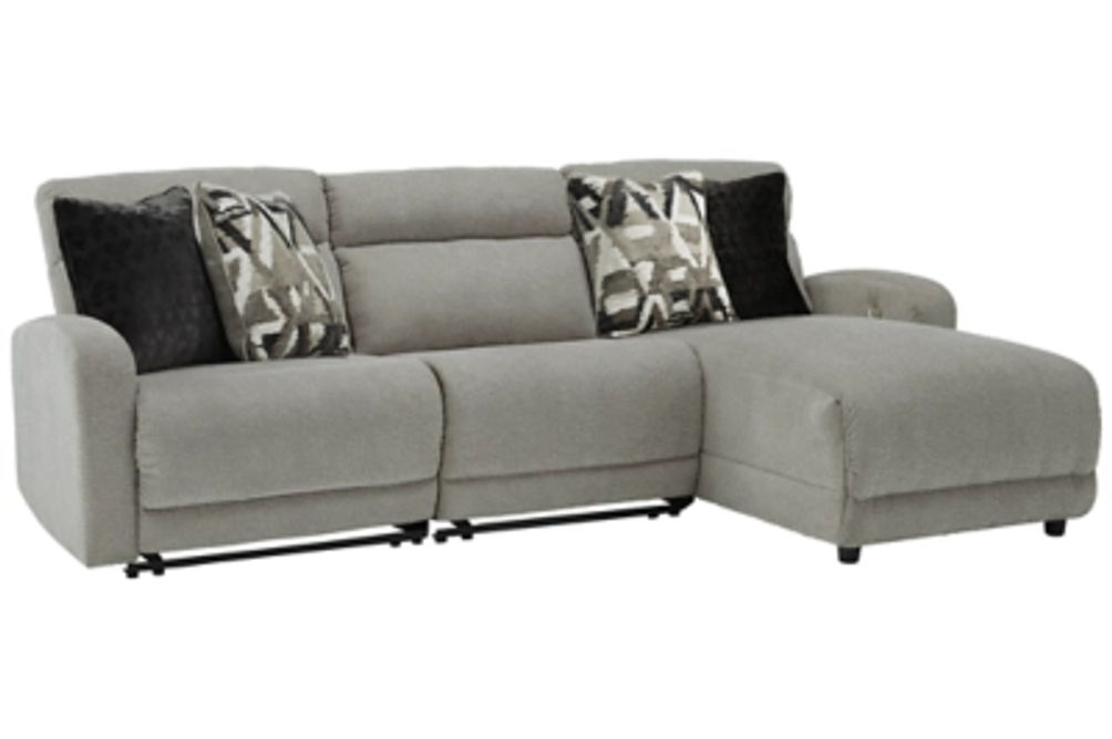 Colleyville 3-Piece Power Reclining Sectional with Chaise-Stone