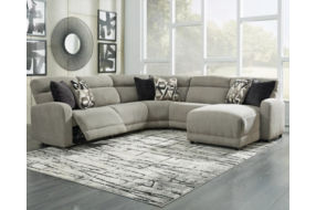 Colleyville 5-Piece Power Reclining Sectional with Chaise-Stone