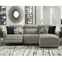 Colleyville 3-Piece Power Reclining Sectional with Chaise-Stone