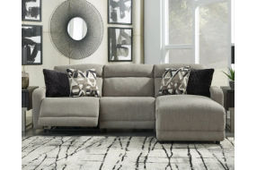 Colleyville 3-Piece Power Reclining Sectional with Chaise-Stone