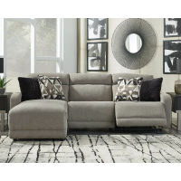 Colleyville 3-Piece Power Reclining Sectional with Chaise-Stone