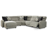 Colleyville 5-Piece Power Reclining Sectional with Chaise-Stone