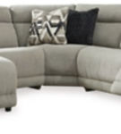 Colleyville 5-Piece Power Reclining Sectional with Chaise-Stone