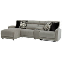 Colleyville 4-Piece Power Reclining Sectional with Chaise-Stone