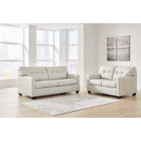 Signature Design by Ashley Belziani Sofa and Loveseat-Coconut