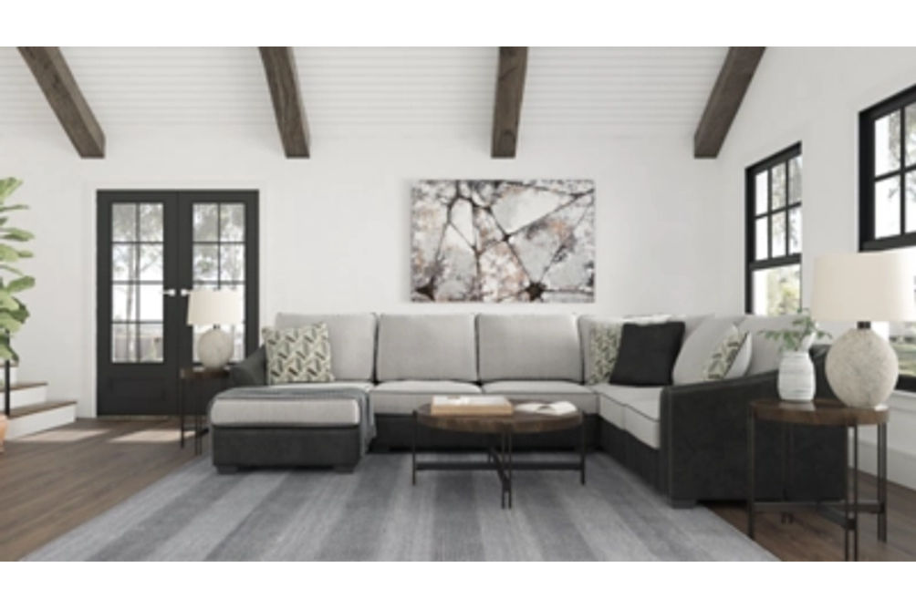 Signature Design by Ashley Bilgray 3-Piece Sectional-Pewter