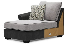 Signature Design by Ashley Bilgray 3-Piece Sectional with Ottoman-Pewter