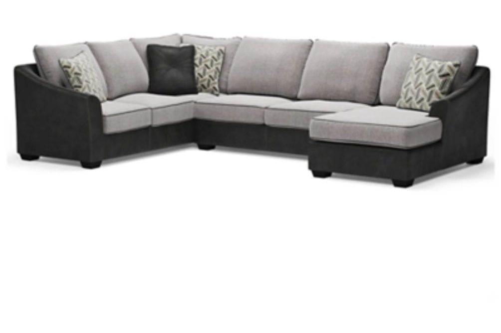 Signature Design by Ashley Bilgray 3-Piece Sectional-Pewter