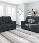 Signature Design by Ashley Wilhurst Reclining Sofa and Recliner-Marine