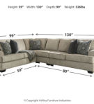 Signature Design by Ashley Bovarian 3-Piece Sectional-Stone