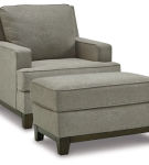 Signature Design by Ashley Kaywood Chair and Ottoman-Granite