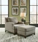 Signature Design by Ashley Kaywood Chair and Ottoman-Granite