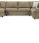 Signature Design by Ashley Hoylake 3-Piece Sectional with Chaise-Chocolate