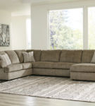 Signature Design by Ashley Hoylake 3-Piece Sectional with Chaise-Chocolate