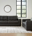 Signature Design by Ashley Luigi Sofa and Loveseat-Thunder