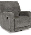 Signature Design by Ashley Wittlich Swivel Glider Recliner-Slate