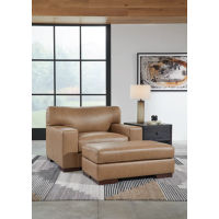 Signature Design by Ashley Lombardia Oversized Chair and Ottoman-Tumbleweed