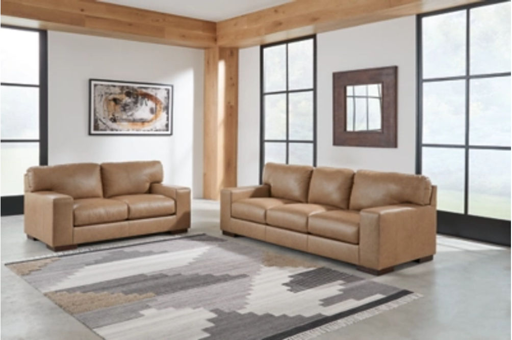 Signature Design by Ashley Lombardia Sofa and Loveseat-Tumbleweed