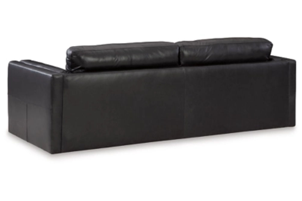 Signature Design by Ashley Amiata Sofa and Oversized Chair-Onyx