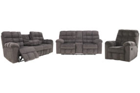 Signature Design by Ashley Acieona Reclining Sofa, Loveseat and Recliner