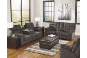 Signature Design by Ashley Acieona Reclining Sofa with Loveseat-Slate