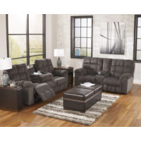 Signature Design by Ashley Acieona Reclining Sofa with Loveseat-Slate