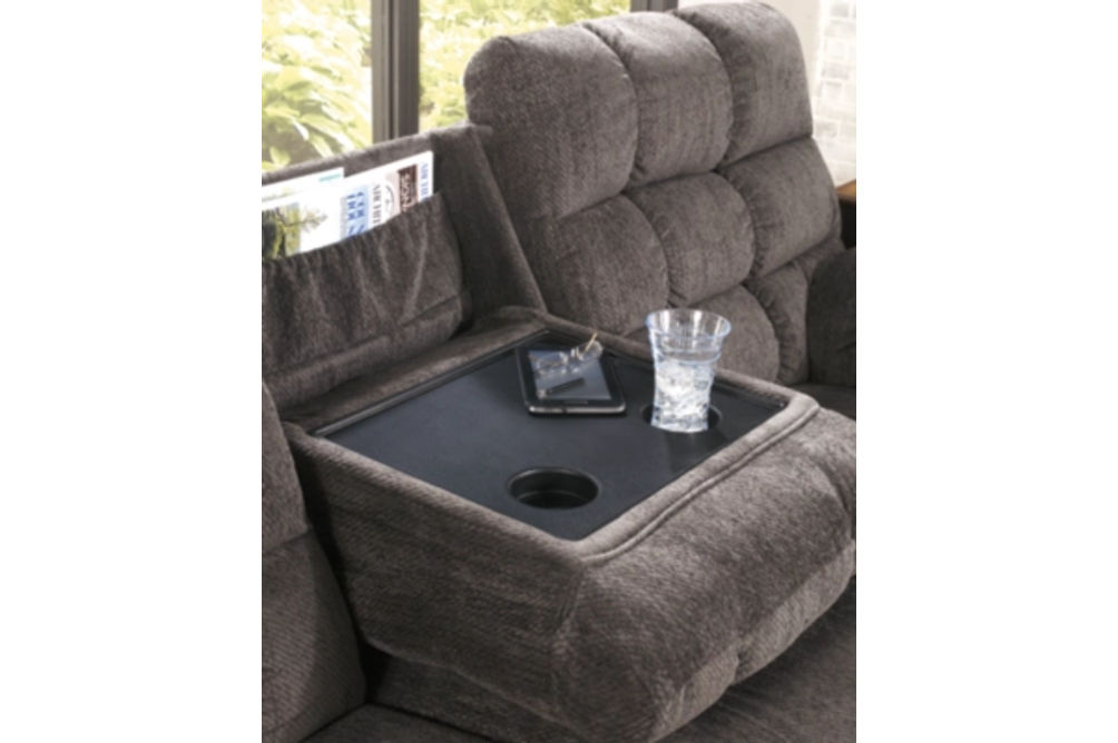 Signature Design by Ashley Acieona Reclining Sofa with Loveseat-Slate