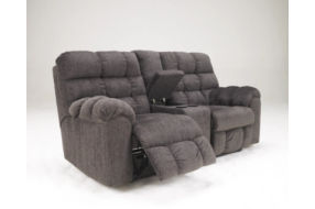 Signature Design by Ashley Acieona Reclining Sofa with Loveseat-Slate