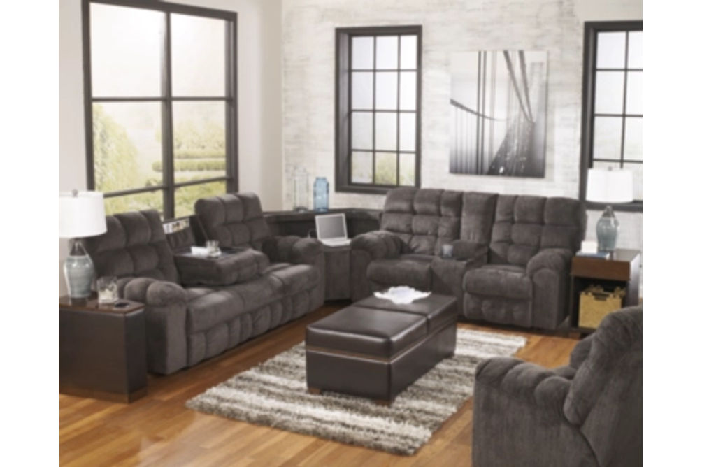 Signature Design by Ashley Acieona 3-Piece Reclining Sectional-Slate