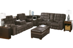 Signature Design by Ashley Acieona 3-Piece Reclining Sectional-Slate