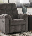 Signature Design by Ashley Acieona Reclining Sofa with Recliner-Slate