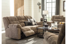 Signature Design by Ashley Workhorse Reclining Sofa, Loveseat and Recliner