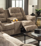 Signature Design by Ashley Workhorse Reclining Sofa, Loveseat and Recliner