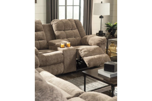 Signature Design by Ashley Workhorse Reclining Sofa, Loveseat and Recliner