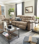 Signature Design by Ashley Workhorse Reclining Sofa and Loveseat-Cocoa