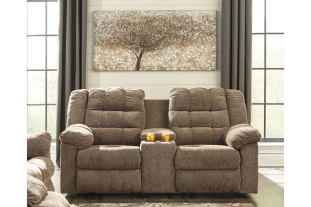 Signature Design by Ashley Workhorse Reclining Sofa, Loveseat and Recliner